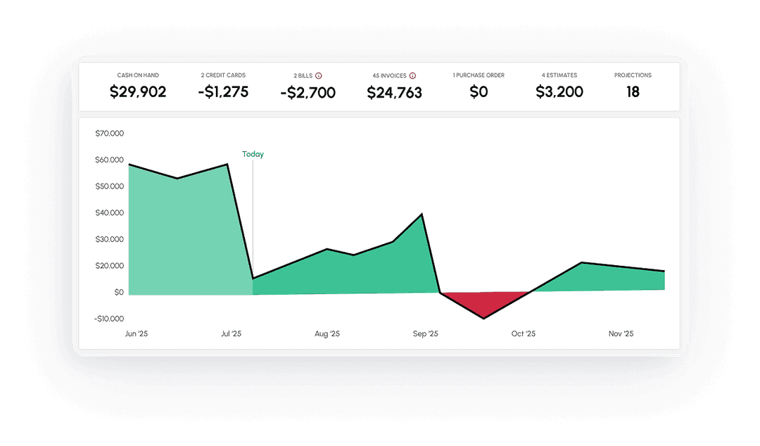 Accounting software helps you look back, Cash Flow Frog is all about the future