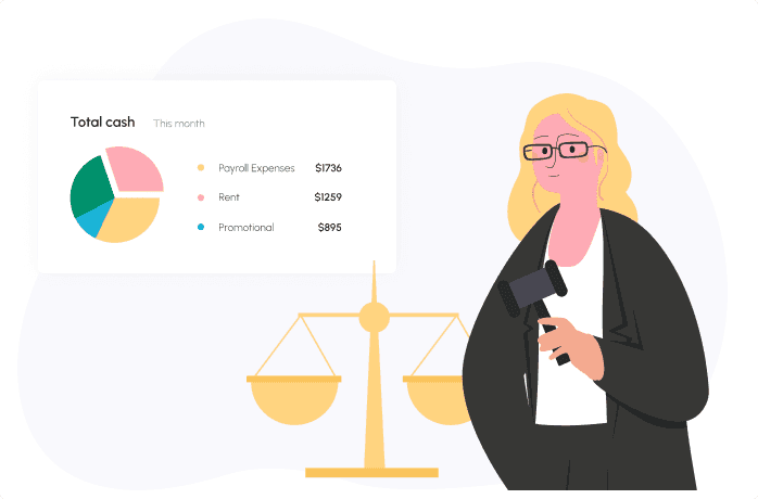 Cash flow planning for legal firms