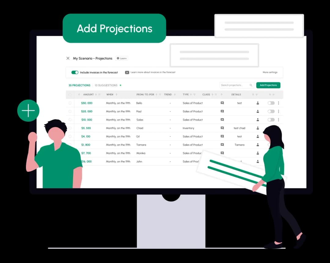 Customize Your Cash Flow Projections with Multiple Options